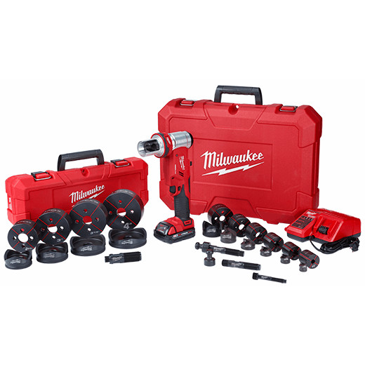 Milwaukee - M18™ FORCE LOGIC™ 6T Knockout Tool 1/2" - 4" Kit - 2677-23 - additional view