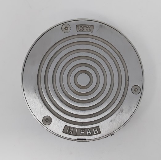 MIFAB- 5" ROUND Nickel Bronze CLEANOUT TOP ASSEMBLY /O RING- W12-18 -  R-1 - additional view
