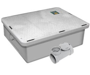 Canplas -  Endura - 25 Gallon Low Profile Grease Interceptor - 3925A02LO