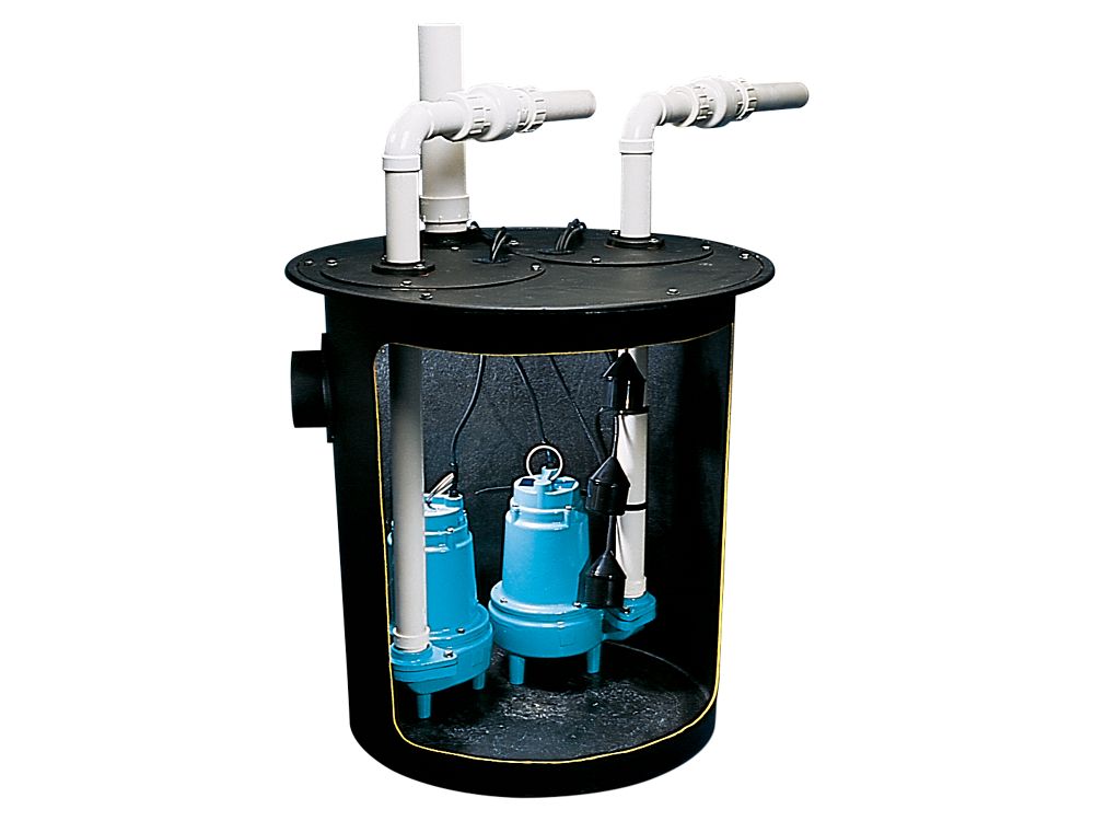 Little Giant - Duplex Sewage Pump System 2” Discharge –Model 16G-DPLX - 509818