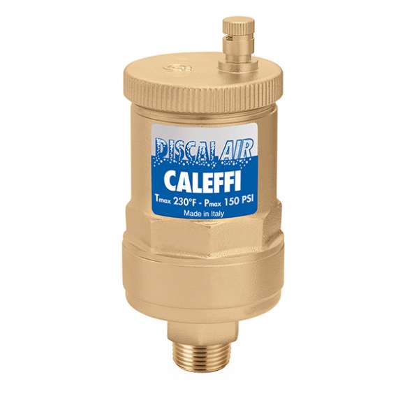 CALEFFI - DiscalAir High Discharge Automatic Air Vent 1/2" NPT Female - 551004A