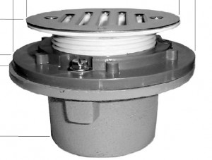 WATTS - WSD-1-1/2" THD 1-1/2" - 2" THREADED CI BODY SHOWER DRAIN -8102151