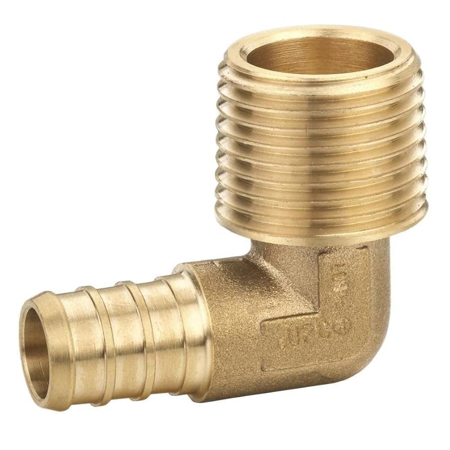 Brass Elbow Pex x MPT