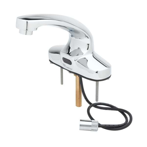 TandS - ChekPoint Electronic Faucet, Deck Mount, 4 Centerset, AC .DC Control Module 2.2 GPM / 8.3 LPM VR Aerator - EC-3103