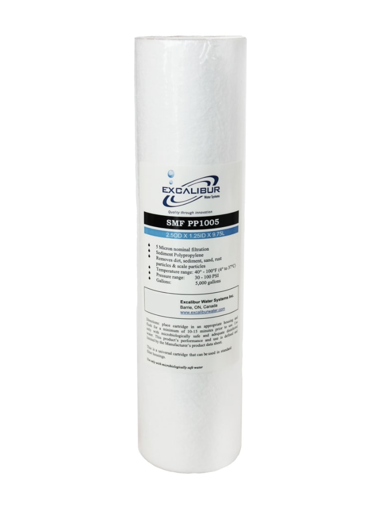 Excalibure - Melt Blown Polypropylene Cartridge 2 1⁄2” x 10” (64mm x 254 mm) - SMF PP1005
