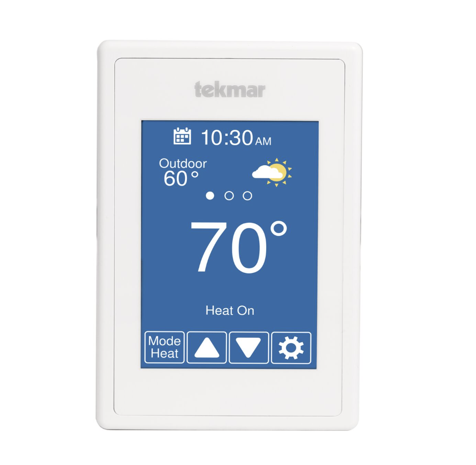 Tekmar -WiFi Thermostat, Two Stage Heat, One Stage Cool, Fan- 562