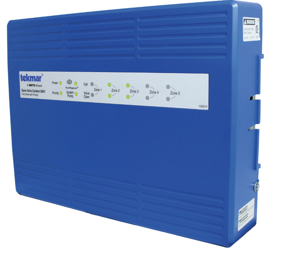 Tekmar -Zone Valve Control, Three Zones with Priority- 303V