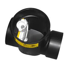 Mainline - External ABS DWV Backwater valve 4"