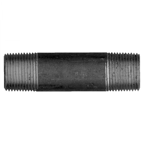 Blk Iron Nipple;1-1/2MPTx3-1/2 -BI-113-K3-1/2