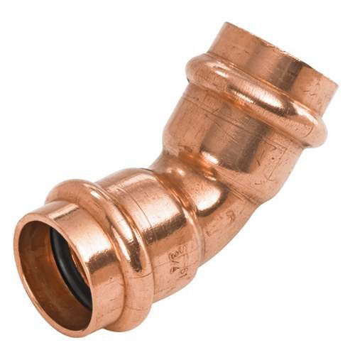 COPPER PRESS FITTING- Elbow 45 P x P - variation