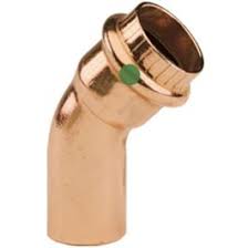 COPPER PRESS FITTING- Elbow 45 FTG x P - variation